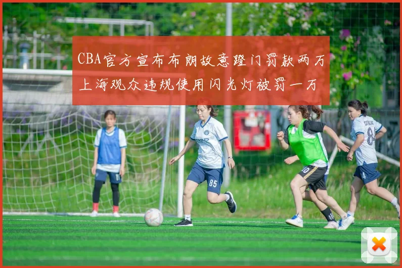 CBA官方宣布布朗故意蹬门罚款两万上海观众违规使用闪光灯被罚一万